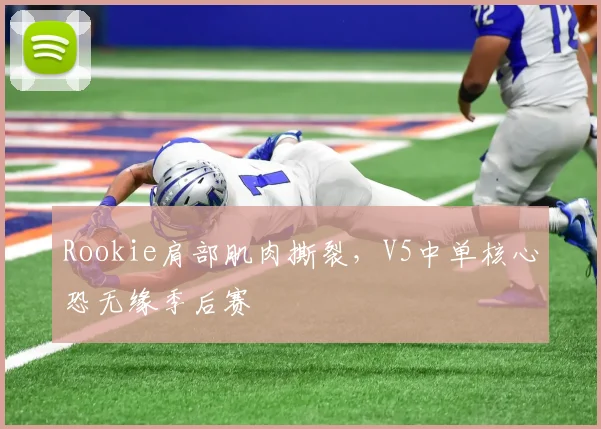 Rookie肩部肌肉撕裂,V5中单核心恐无缘季后赛